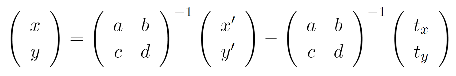 画像の幾何学的変換をやってみる その2 線形変換の一般形を用いたアフィン変換の実装 Sora S Activity Record